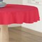 Modern Polyester Poplin Serged Edge Round Tablecloth 51in Overlay
